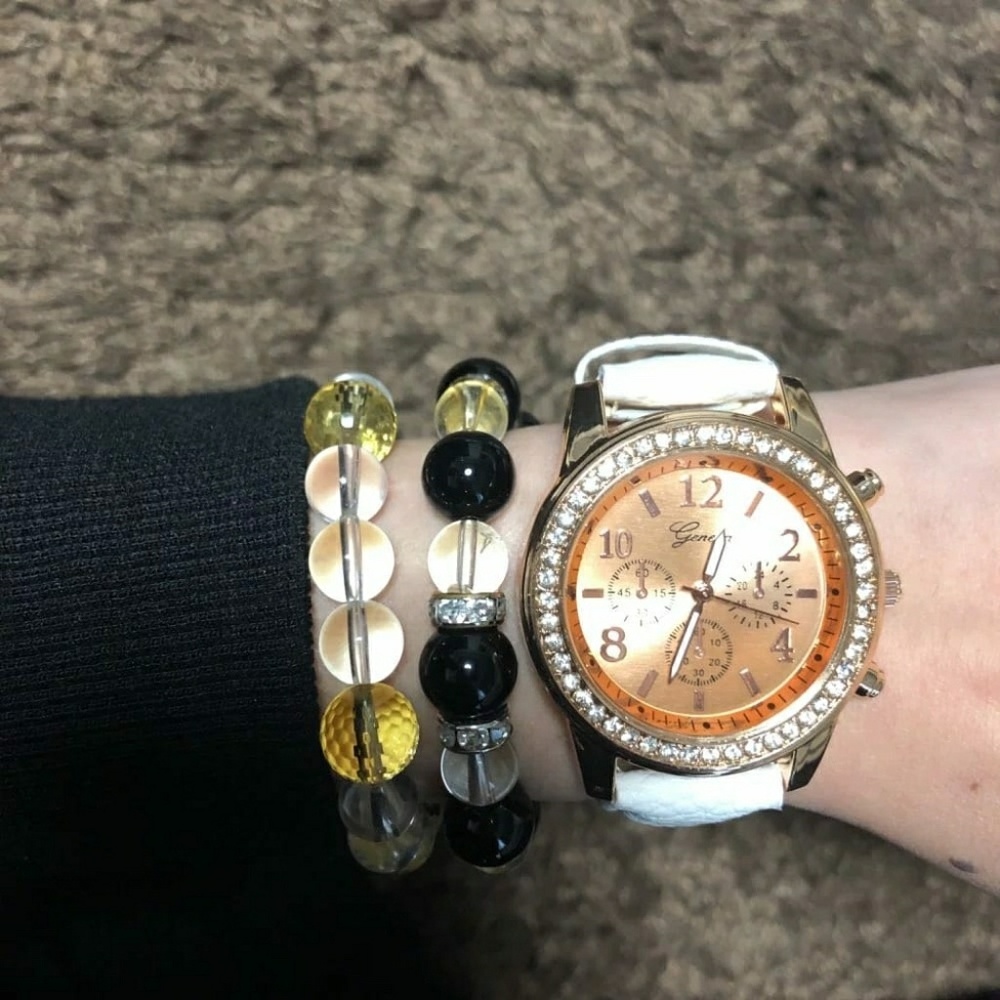 Women Watches Quartz Watch Geneva Rhinestone Cryst - Picture 2 of 3